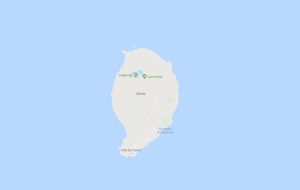 Corvo Azores Google Map