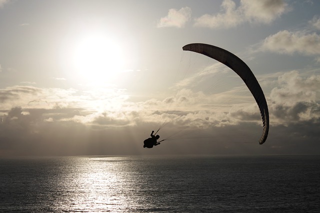 Paragliding in the Azores