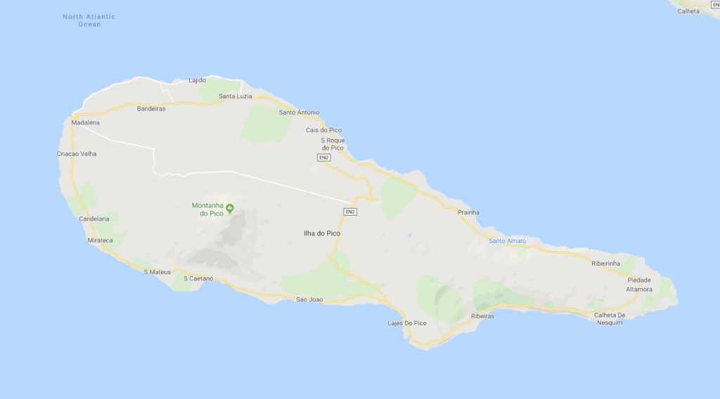 Pico Açores Google Map